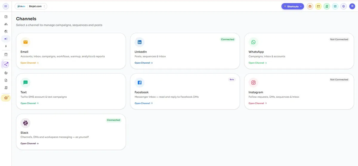 Bixjet.com screenshot